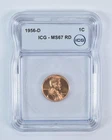 1956-D Lincoln Wheat Cent MS67 RD ICG *9173