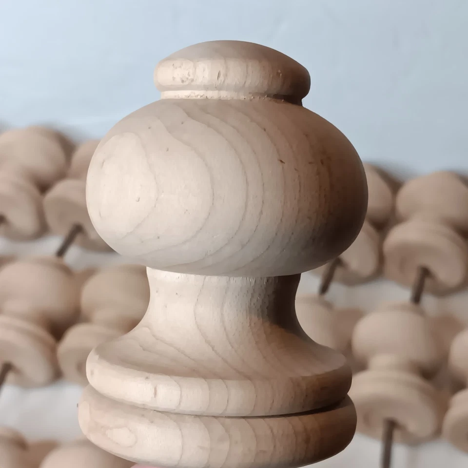 Lote vintage de 31 acabados de madera forma redonda sin terminar ver descripción  Foto 4 de 4