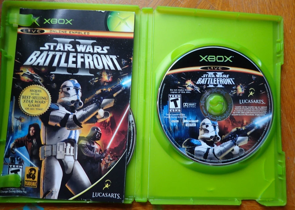 Star Wars Battlefront II 2 (Microsoft Xbox) Complete game, fast shipping - Image 3 of 3