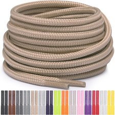 Shoelaces Round Tear Resistant for Athletic Shoes, Sneakers and Boots,  4 mm 114 c...