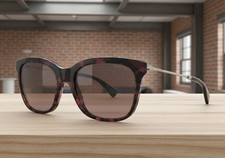 Authentic VALENTINO 2011 3006 14 2N 54-18-140 Havana Tortoise Purple