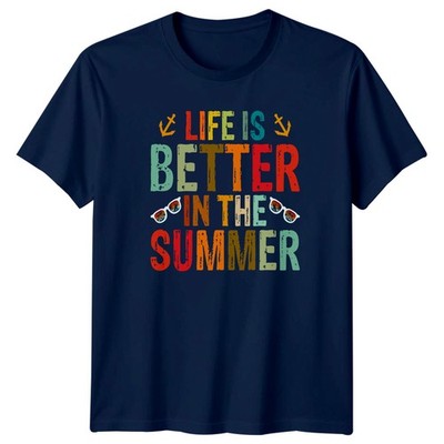 Das Leben ist besser im Sommer T-Shirt Strand Geschenk für Sie und Ihn