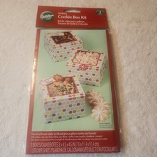 Wilton Holiday Cookie Box Kit - 3 Boxes (3x4....