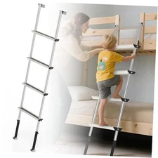 Pre-Assembled RV Bunk Ladder,3 Height Options (59.5"/60.5"/61.5"), Heavy Duty 