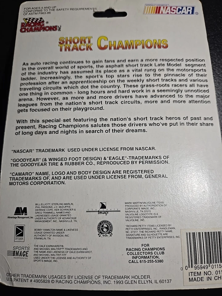 Chevrolet Camaro 1:64 campeón de carreras Mark Martin #2 Reco Incorporated 1983 ASA Foto 3 de 3