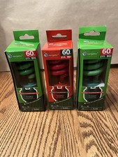 1 Red 2 Green 13W 60W equivalent CFL Bulbs