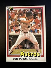 1981 Donruss Luis Pujols ERROR Pujois Houston Astros