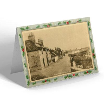 WEIHNACHTSKARTE Vintage Schottland - Garlieston Extreme Point