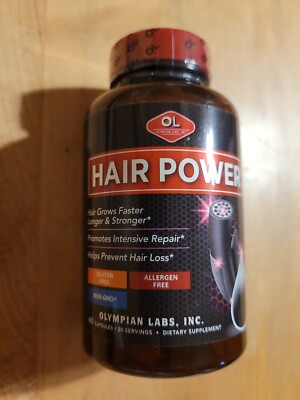 Olympian Labs HAIR POWER 40 Capsules Hair Grows Faster & Stronger 