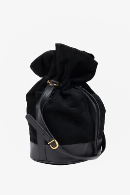 Gucci Large Drawstring Suede Feed Bucket Bag | eBay