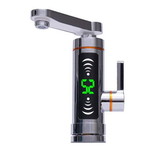 Electric Instant Hot Water Heater Shower Kitchen Tap Faucet Digital Display 110V - Picture 11 of 13
