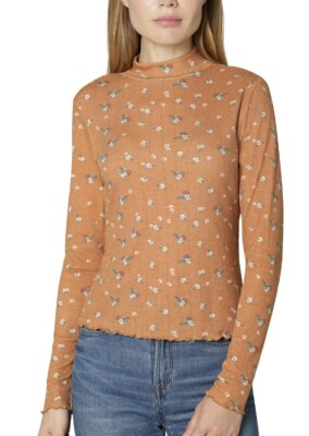 No comment NY LA top long sleeve women junior size XL