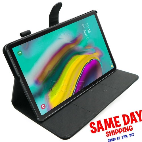 Wallet Leather Flip Case Cover for Samsung Galaxy Tab S5e T725 SM-T727A SM-T727V