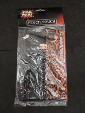 Star Wars Pencil Pouch Bag Case Makeup Art Zippered Pouch 3-ring  DARTH MAUL