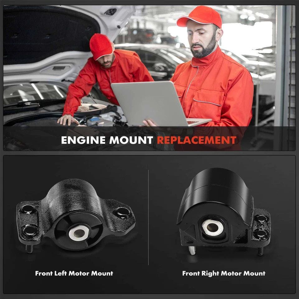 2pcs Front Engine Motor Mounts for Ford F-250 Super Duty F-350 Super Duty 08-10 - Image 2 of 4