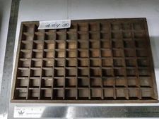 1/3 Original Hamilton Job Case Drawer  Letterpress 15x7.25 20's-30's #24