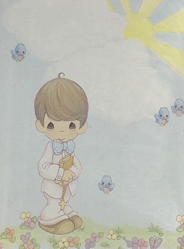 Precious Moments Remembrance of My First Communion Photo Album Book For Boy - Picture 7 of 10