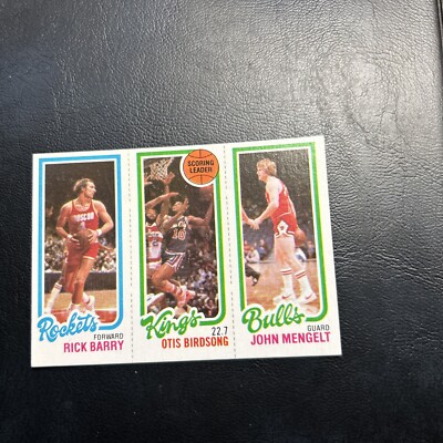105 Rick Barry 122 Otis Birdsong Scoring 48 John Mengelt 1980 81 Topps Cb44d-2