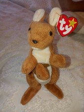 Ty Beanie Baby Pouch 1996 Highly Collectible Mint Errors, Rare Hang Tush Tags