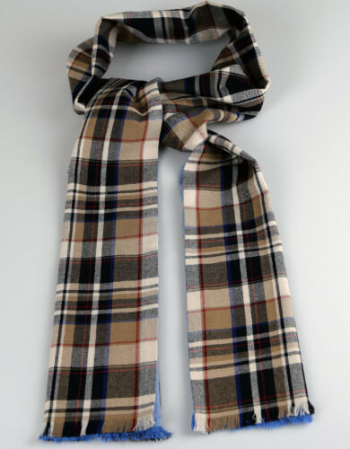 100% Cotton Soft Tartan Check Wiinter Long Warm Scarves mens womens unisex Scarf - Picture 10 of 12