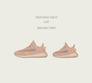 yeezy boost 350 v2 clay kids