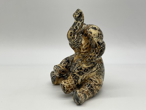 Figura bebé elefante 6 pulgadas de alto safari diseño de retazos - Imagen 7 de 11