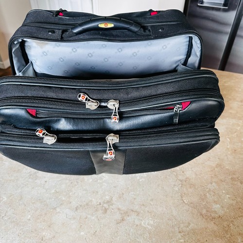 Swiss Gear Porte-documents à roulettes ordinateur portable noir valise de transport bagage - Photo 11/17