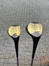  vintage Wilson cup defender Wood Clubs 2/3 clima / gard stratabloc patti Burg 