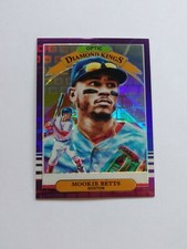 2019 Optic  **  PURPLE PANDORA PRIZM DIAMOND KINGS **  #1 Mookie Betts  #D / 99