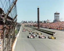 1989 INDY 500 RACE 8X10 PHOTO Rick Mears Al Unser Emerson Fittipaldi AUTO RACING