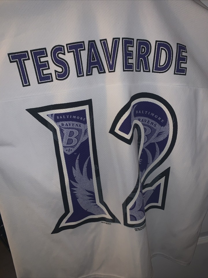 Vintage Baltimore Ravens Jersey Vinny Testaverde 12 Nfl Size XL eBay