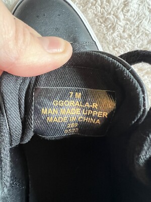 NEW GBG Los Angeles Guess Black Gold Accents Byrone Low Top Lace