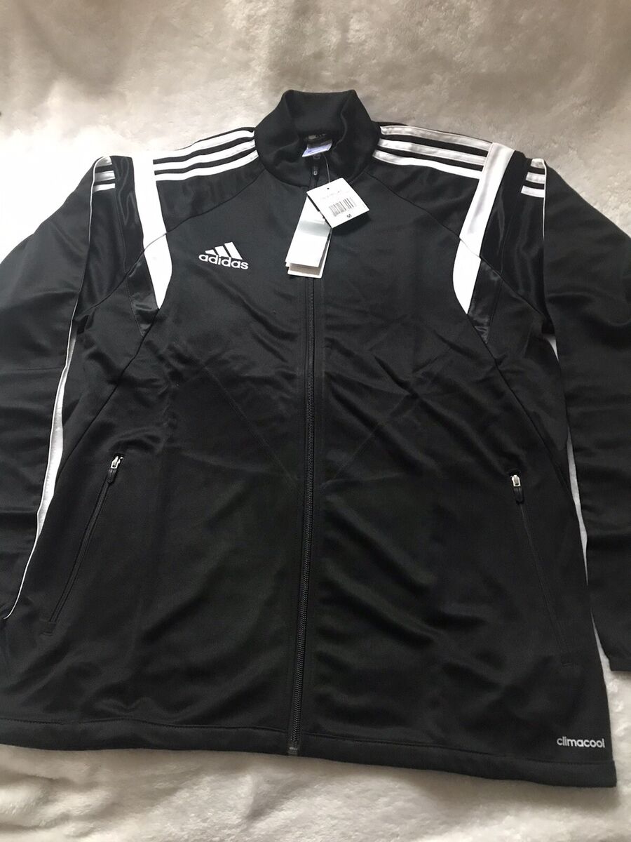 adidas CONDIVO 上下セット 黒/白 Adidas Mens Condigo Training Jacket Full Zip Black/White