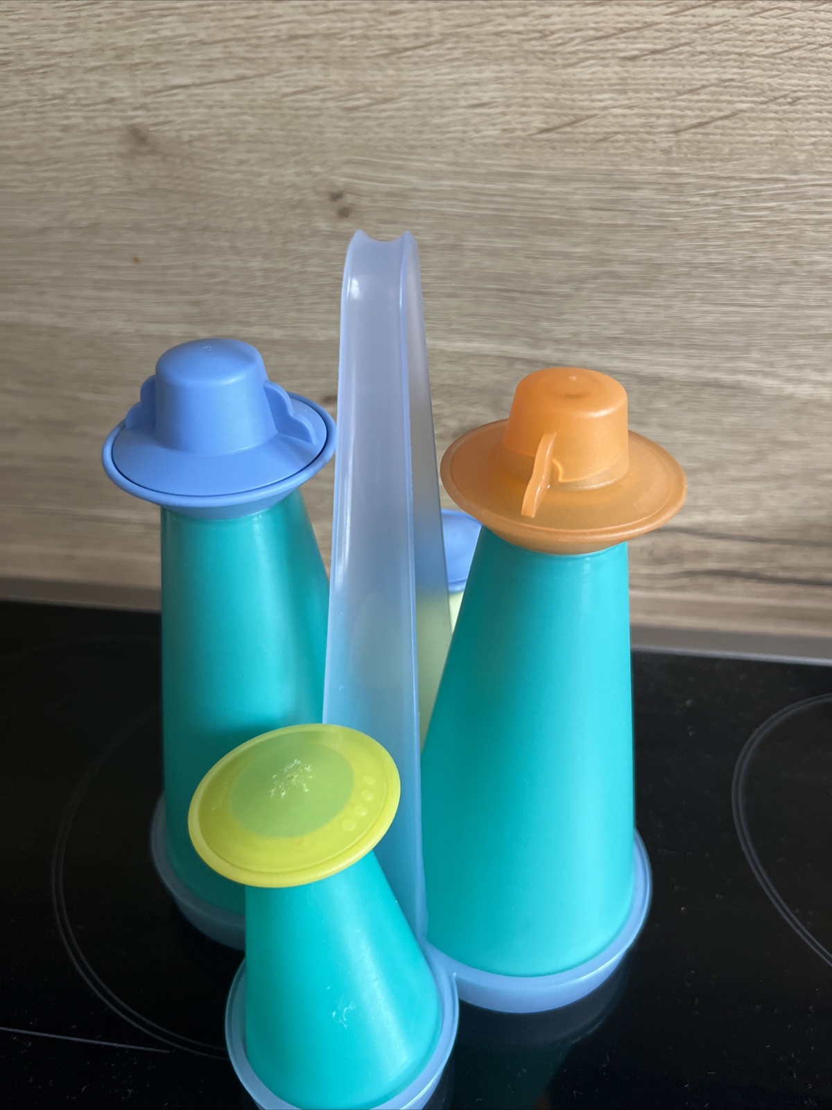TUPPERWARE Gewürzständer Junge Welle Menage Salz/Pfefferstreuer, Essig Öl Tupper eBay