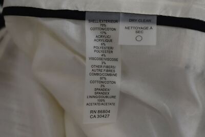 MAGASCHONI ホワイトジャケット Magaschoni Collection Linen Blazer, Size S