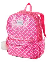 Justice For Girls Mermaid Scale Flip Sequin Backpack Book Bag