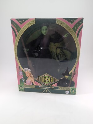 Collectible Wicked Barbie Deluxe Elphaba Doll Mattel URL MISPRINT BOX ERROR