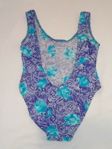 NUEVO SIN ETIQUETAS ITALIA 46 REINO UNIDO 14? US 12 EUR 39 42 TRAJE DE BAÑO AZUL TURQUESA ESPALDA BAJA - Imagen 2 de 3
