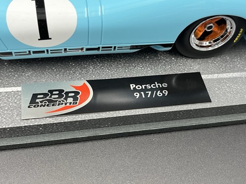 Auto BBR 1/18 Porsche 917 LH 1969 #1 BBRC1833F Concept Edizione Limitata Resina Come Nuova - Foto 17 di 24