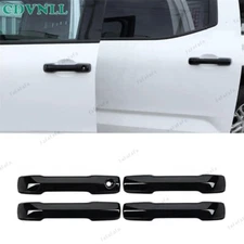 For Toyota Tacoma 24-25 Glossy Black Trim Exterior Molding Car Door Handle Cover