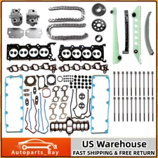 Timing Chain Kit Head Gasket Bolts Set for 02-10 Ford F150 Crown Victoria 4.6L
