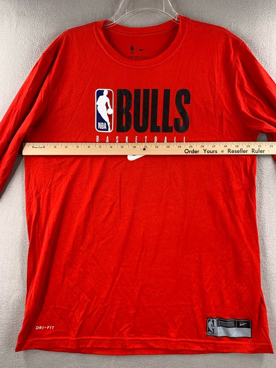 Chicago Bulls Practice Men's Nike Dri-FIT NBA Long-Sleeve T-Shirt