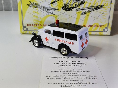 MATCHBOX COLLECTIBLES 1950 FORD E83W UNITED KINGDOM FIELD AMBULANCE YYM38060 - Picture 2 of 2
