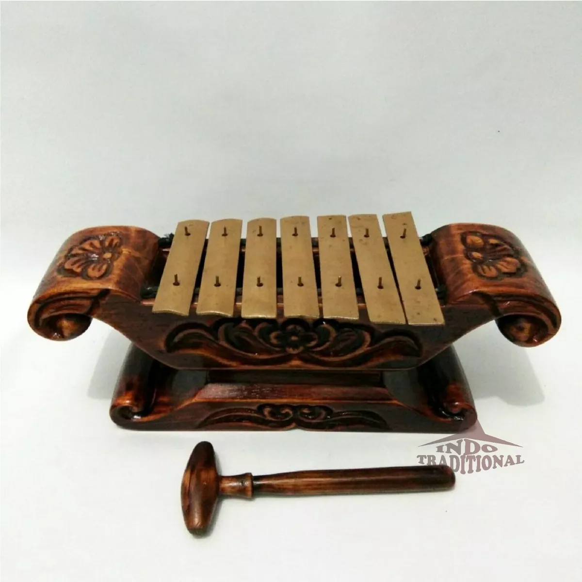 Gamelan 7-tones Saron Gangsa Traditional Musical Instrument with Wood  Carving | eBay