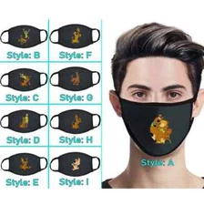 Scooby Doo and Shaggy Inspire Expression Handmade Face Mask Washable Reusable