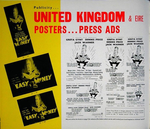 Easy Money 1948 Greta Gynt Dennis Price Jack Warner Eric Pulford - 3 of 4 easy money 1948 greta gynt dennis price jack warner eric pulford uk pressbook