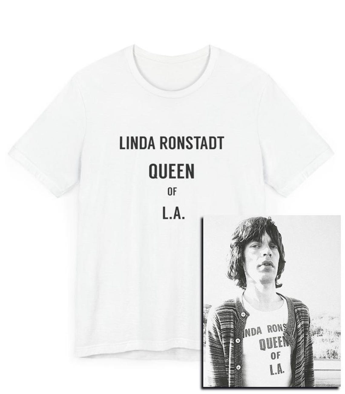 Mick Jagger Queen of LA Rock Punk Roll Unisex T-Shirt
