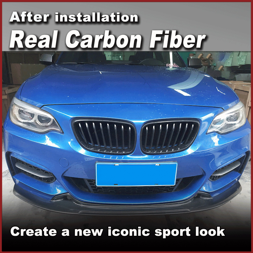 Carbon FrontLippe Frontspoiler Lippe Passt für BMW F22 M-Paket  