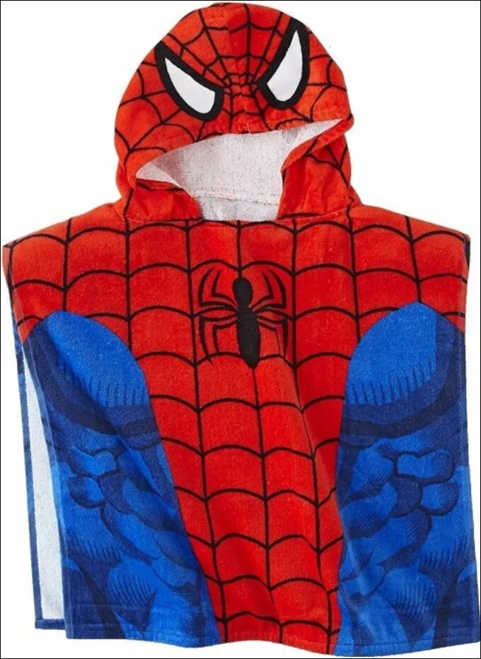 Marvel Spider Man Hooded Silk Touch Poncho For Kids, Exclusive Decoration - Image 3 of 4