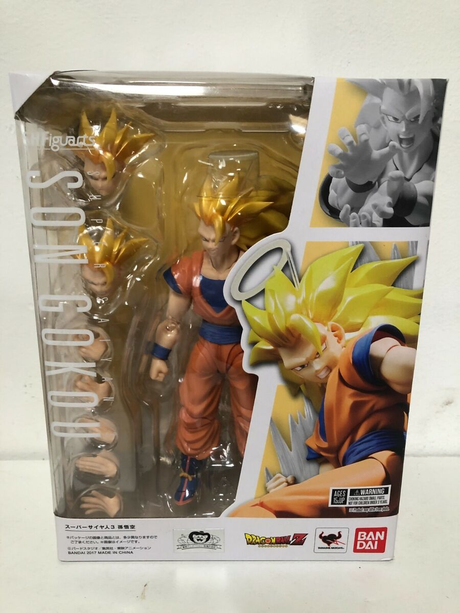  Bandai Tamashii Nations S.H. Figuarts Super Saiyan 3 Son Goku  DRAGON Ball Z Action Figure : Toys & Games